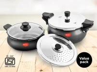 All in One Value Pack Hard Anodized Cooker Set